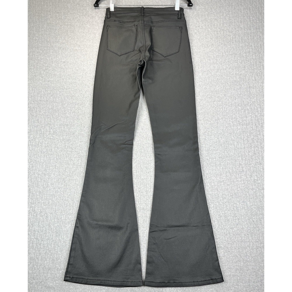 Edikted Bootcut Flare Disco High Waist women petite S 25X32 1/2 Stretch Pants - Picture 2 of 11